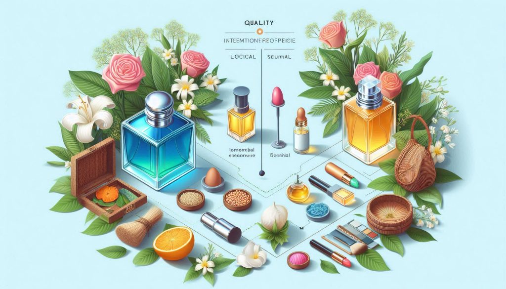 perbedaan parfum lokal dan internasional secara kualitas