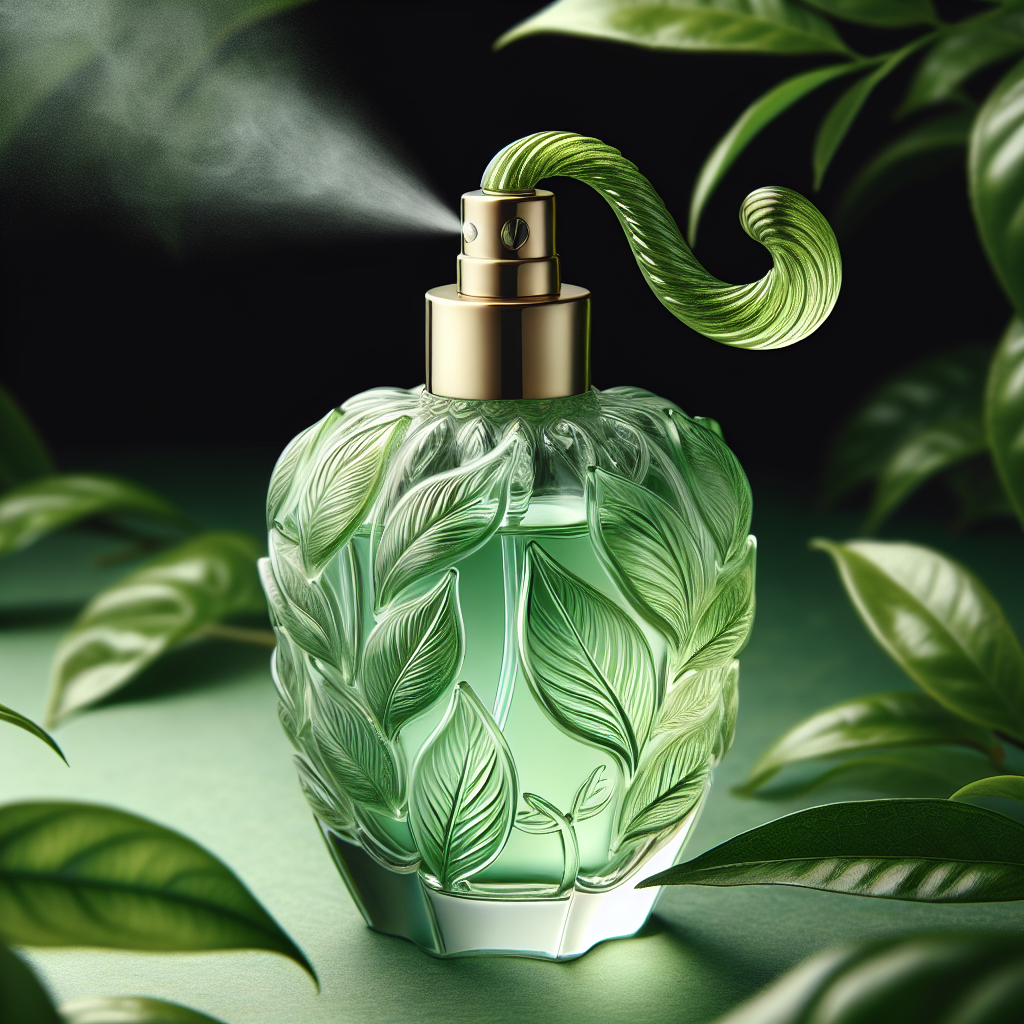 parfum dengan aroma green tea yang menenangkan